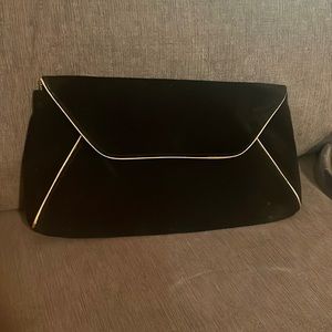 Vintage Anne Klein Suede Envelope Clutch